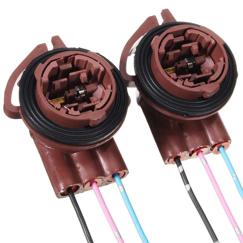x xotic tech 2pcs 3156 3157 Female Socket Wiring Harness Adapters, Extension Repair Replacement Retrofit for LED Bulbs, Brake Tail Lights, Turn Signal DRL Lamps, etc. - Image 3